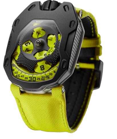 Urwerk Watch Replica 105 collection UR-105TA Black Lemon